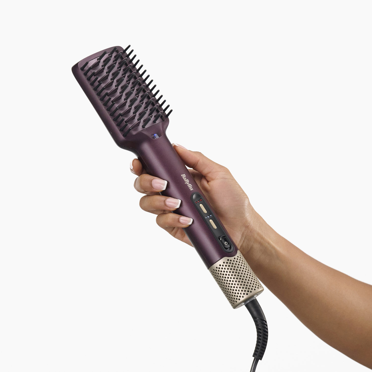 Brosse lissante  Air Power Smooth de BaByliss pour un lissage sur cheveux mouill&eacute;s ou secs